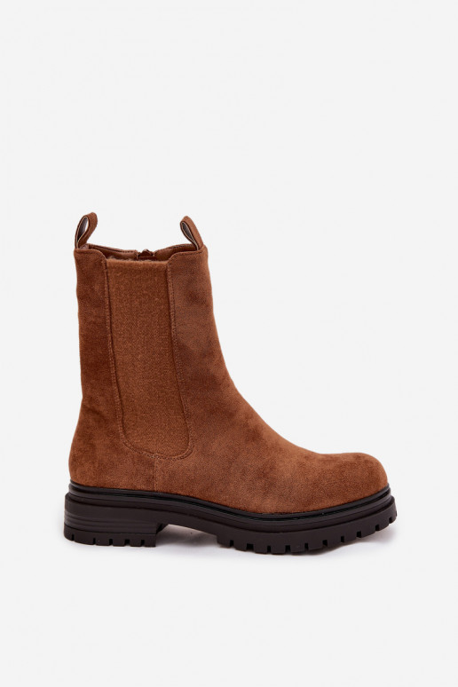 stilīgi puszābaki   brūnas krāsas Julienne