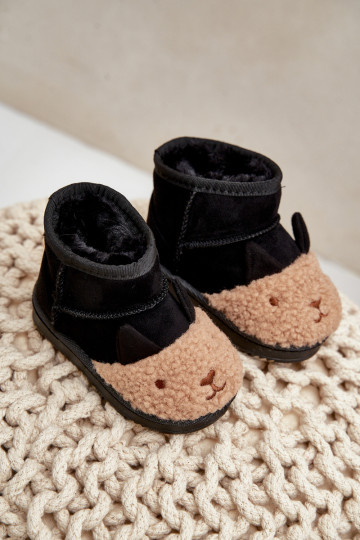 Ziemas sniega apavi Lamy melnas krāsas Esandira 2