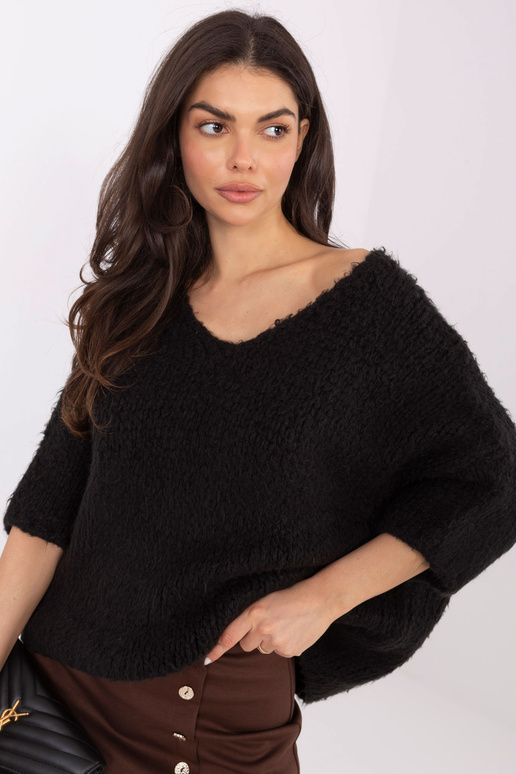 Tumši smilškrāsas džemperis