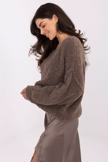 Tumši brūns džemperis