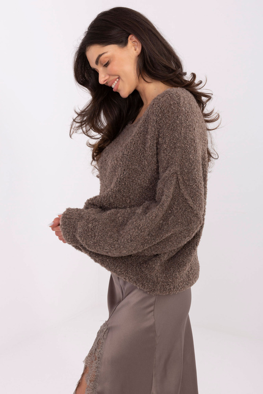 Tumši brūns džemperis