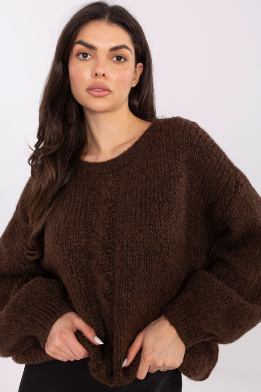 Sieviešu ekrū džemperis