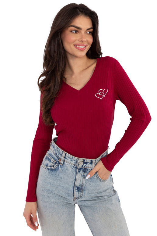 Bordo krāsas T krekls