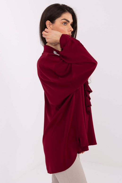 Bordo krāsas T krekls