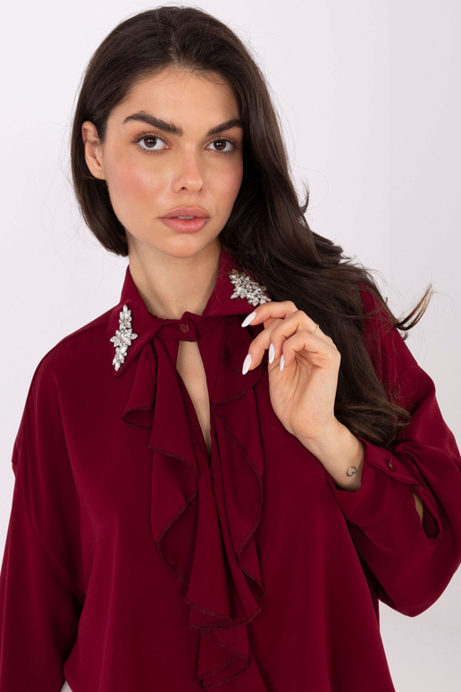 Bordo krāsas T krekls