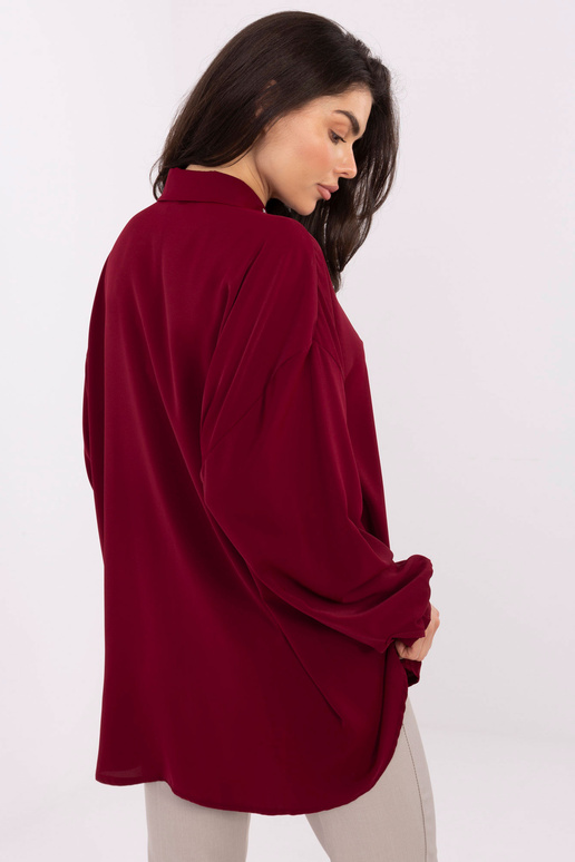 Bordo krāsas T krekls