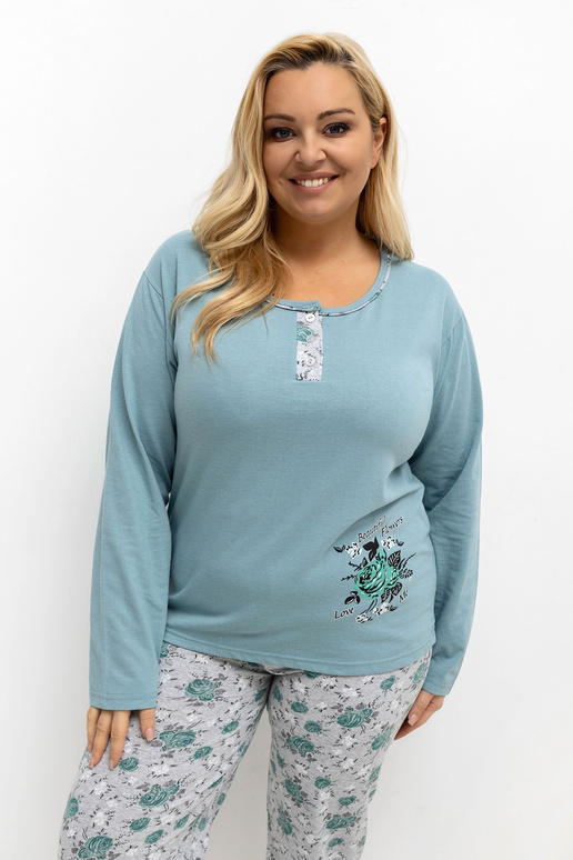 Pidžama tumši piparmētru krāsā