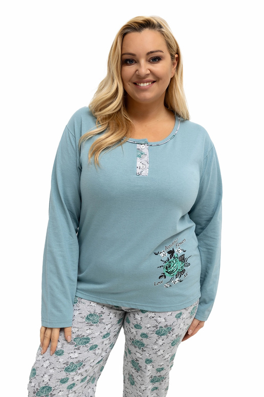 Pidžama tumši piparmētru krāsā