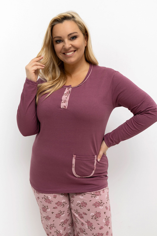 Pidžama tumši rozā krāsā