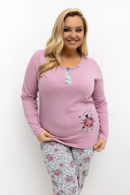 Pidžama tumši rozā krāsā