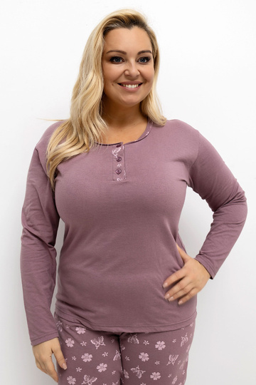 Pidžama tumši rozā krāsā 2