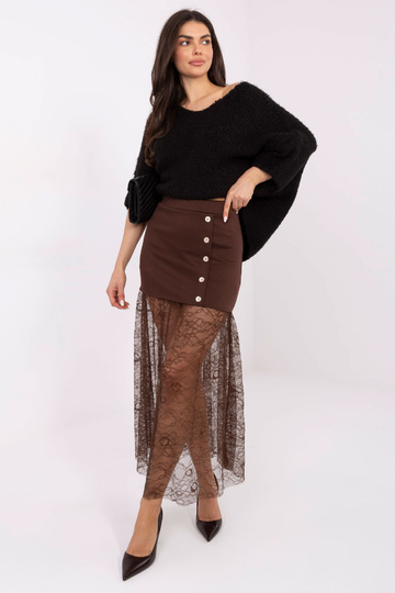 Svārki brūnā krāsā