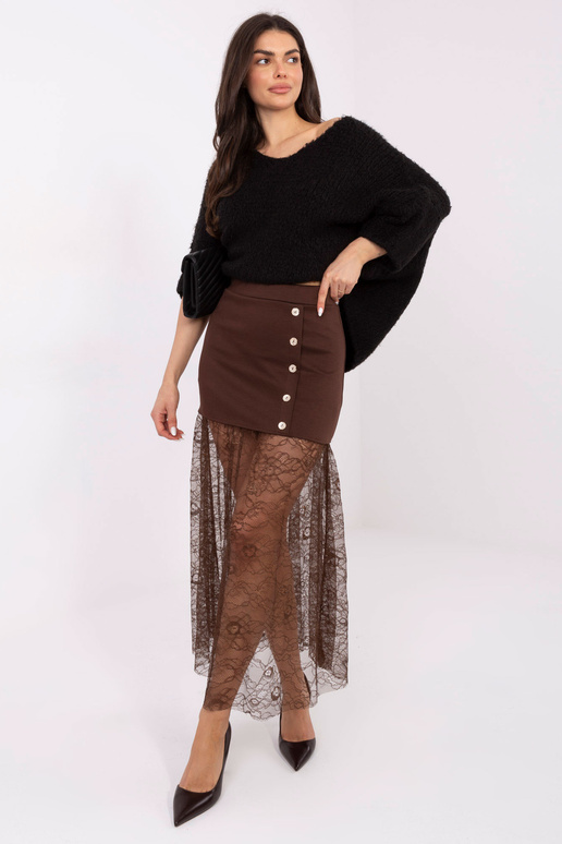 Svārki brūnā krāsā