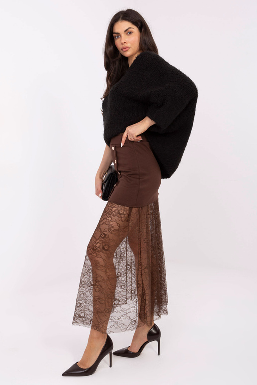 Svārki brūnā krāsā