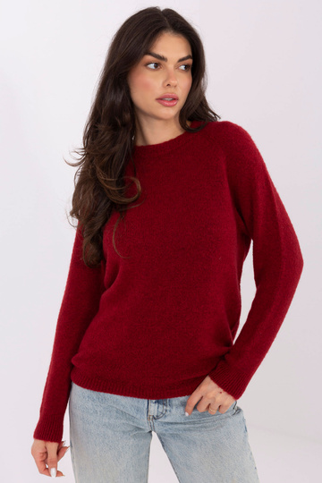 Džemperis tumši sarkanā krāsā