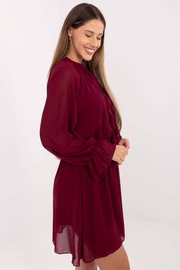 Bordo krāsas kleita