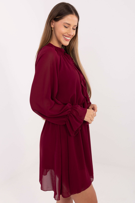 Bordo krāsas kleita