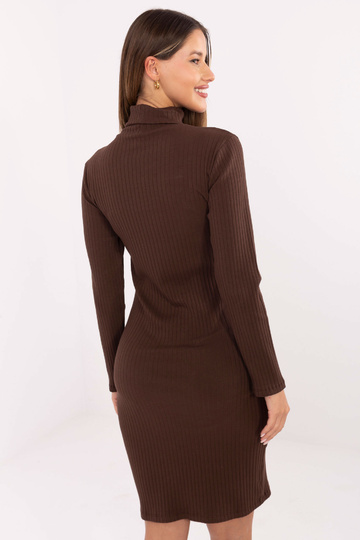 Tumši brūna kleita 2