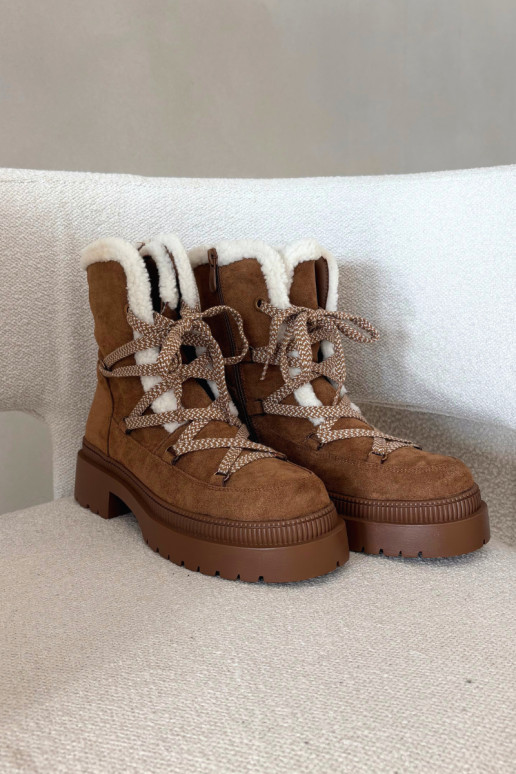 Sieviešu siltināti sniegbikses, brūnas krāsas, Irmara