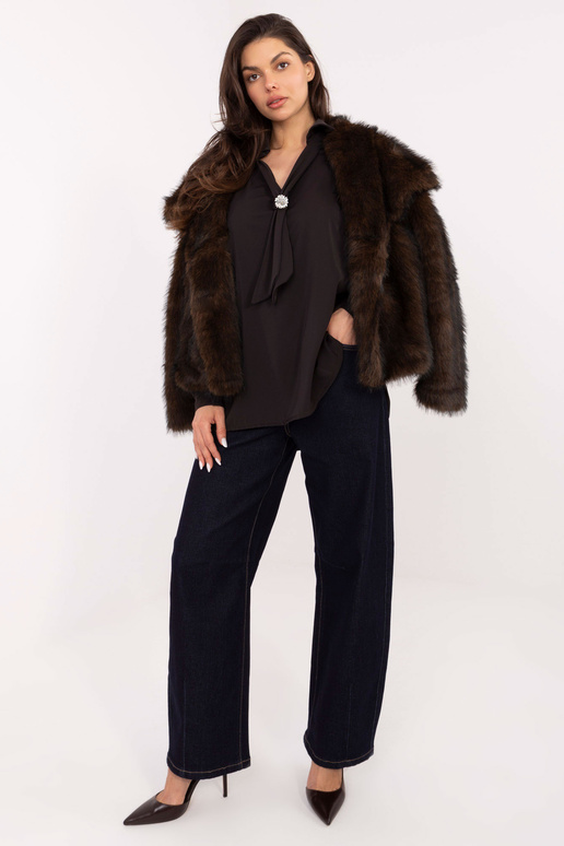 Blūze IT tumši brūna