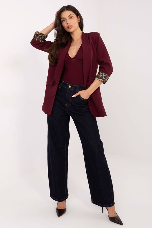 Žakete bordo krāsā