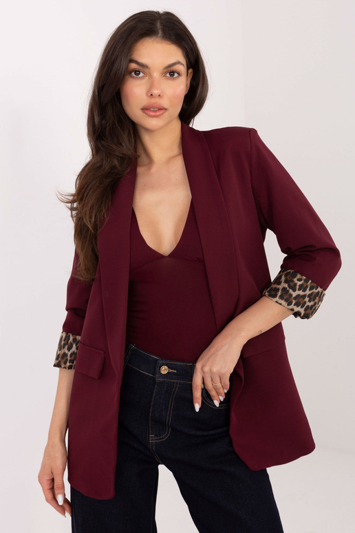 Žakete bordo krāsā