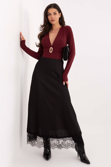 Korsete IT BO bordo krāsā