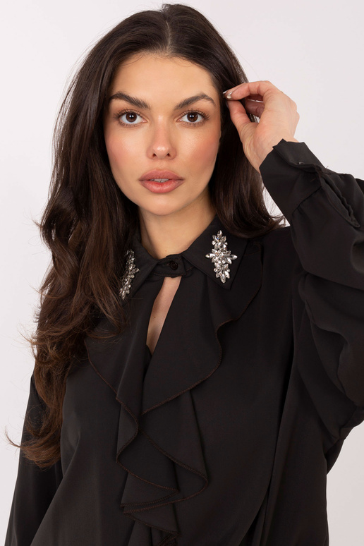 Blūze IT tumši brūnā krāsā