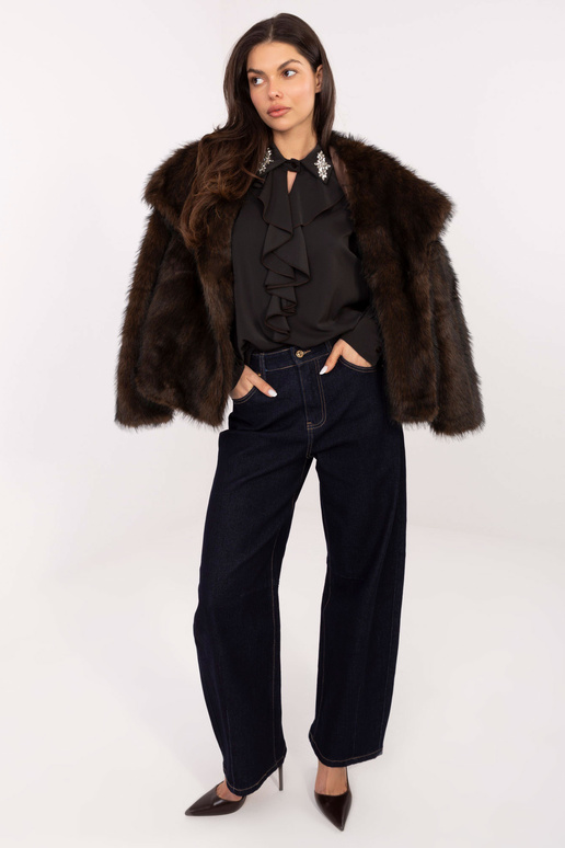 Blūze IT tumši brūnā krāsā