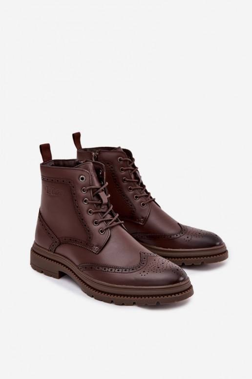 sieviešu zābaki  Lee Cooper LCJ-25-33-3960 brūnas krāsas