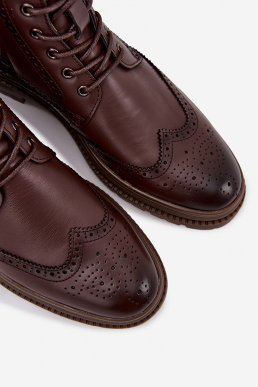 sieviešu zābaki  Lee Cooper LCJ-25-33-3960 brūnas krāsas