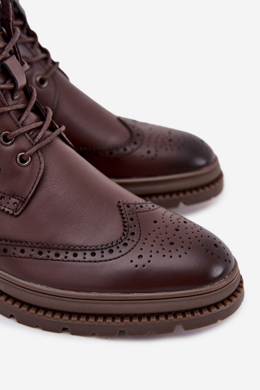 sieviešu zābaki  Lee Cooper LCJ-25-33-3960 brūnas krāsas