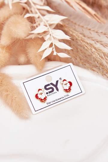 ar stilīgām detaļāmi Santa Clause no nerūsējošā tērauda 2