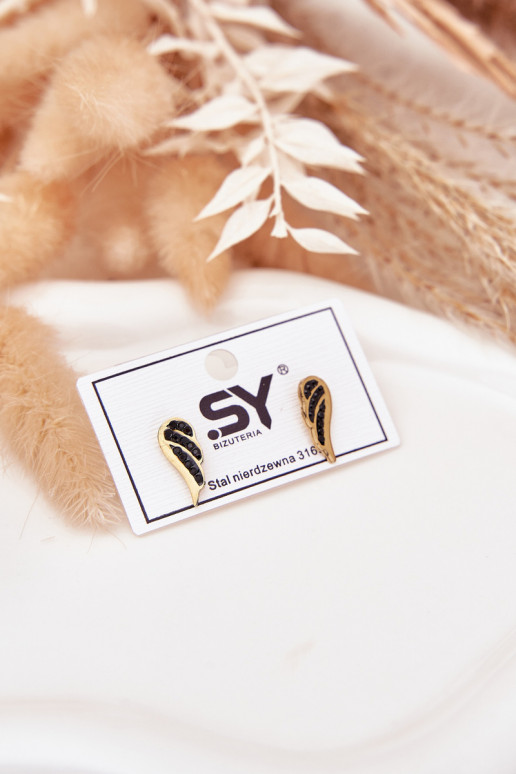 ar stilīgām detaļāmi Skrzydła no nerūsējošā tērauda