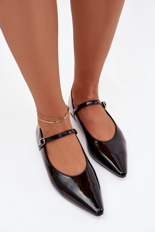 Lakotas balerīnas ar siksniņām Melns Jarelle