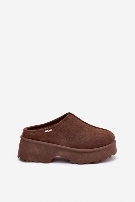 sniega apavi  ar platformu brūnas krāsas Yrenna