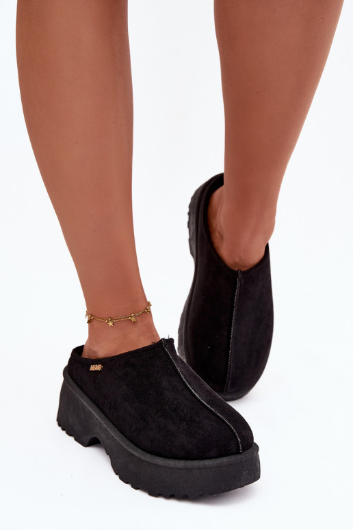 sniega apavi  ar platformu Melns Yrenna