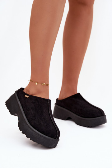 sniega apavi  ar platformu Melns Yrenna 2