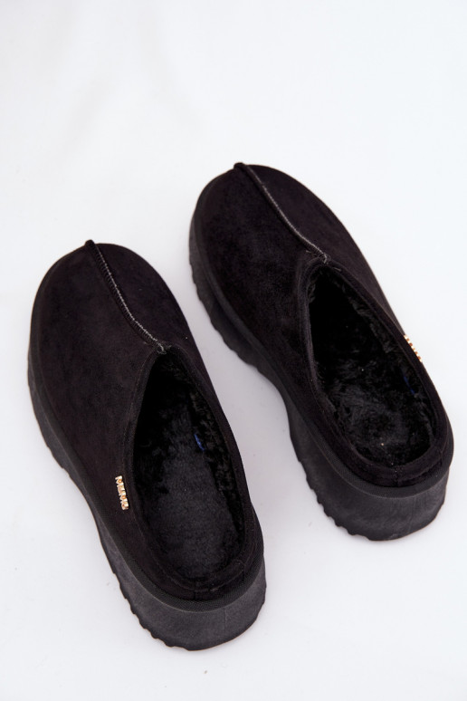 sniega apavi  ar platformu Melns Yrenna