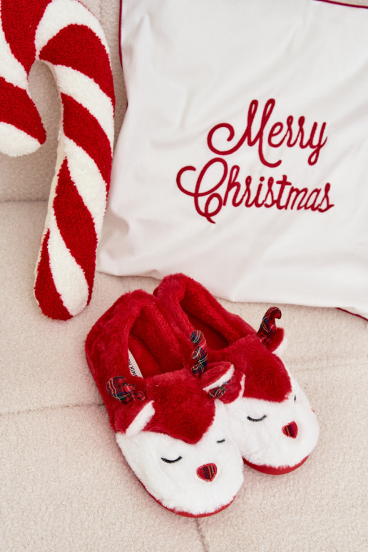 Čības Christmas     sarkanas krāsas Orsella