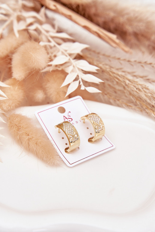 ar stilīgām detaļāmi  Stal Chirurgiczna ar mirdzošiem spīdumiņiem Zelta krāsas