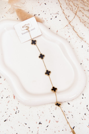 Aproce  Stal Nierdzewna Zelta krāsas-Melnas krāsas 2