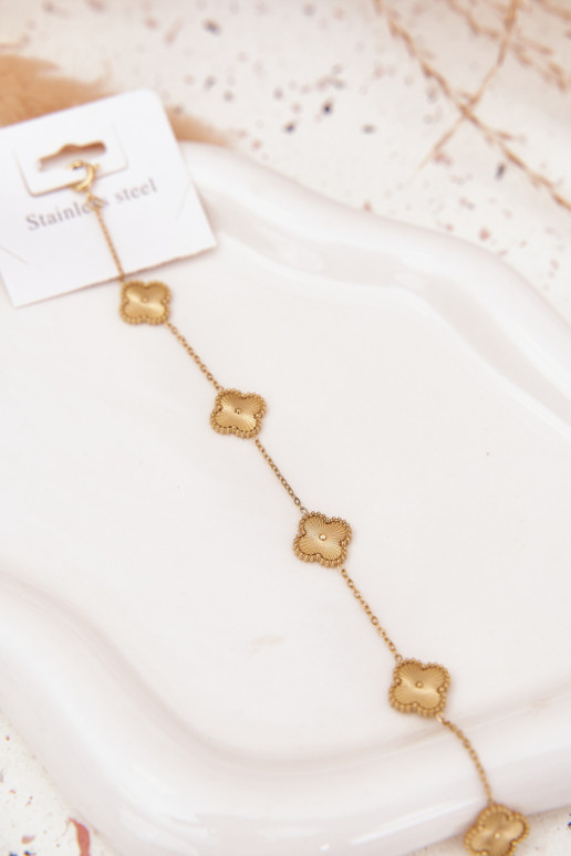 Aproce no nerūsējošā tērauda Z uszkami Zelta krāsas