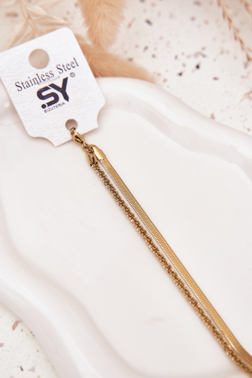 Aproce  no nerūsējošā tērauda Zelta krāsas