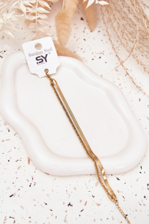 Aproce  no nerūsējošā tērauda Zelta krāsas