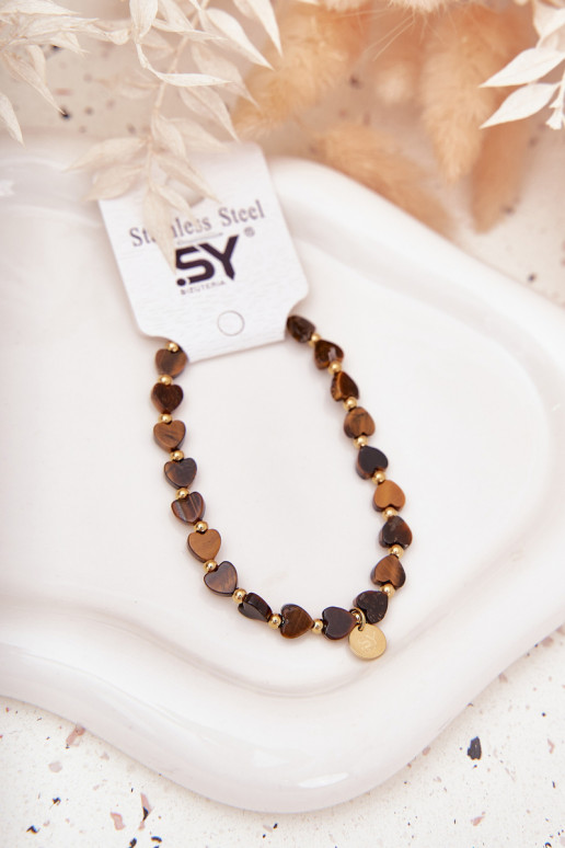 Aproce  no nerūsējošā tērauda Brūnas krāsas