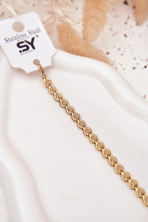 Aproce no nerūsējošā tērauda Zelta krāsas