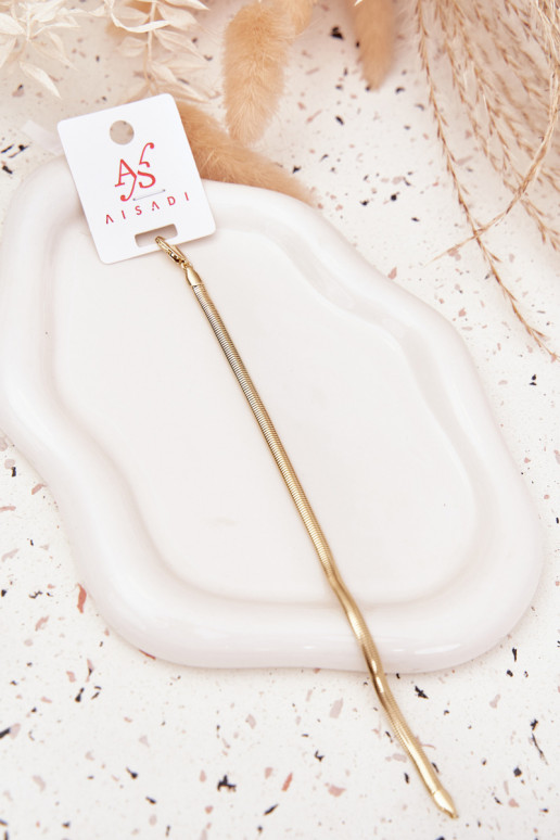 Aproce  no nerūsējošā tērauda Zelta krāsas