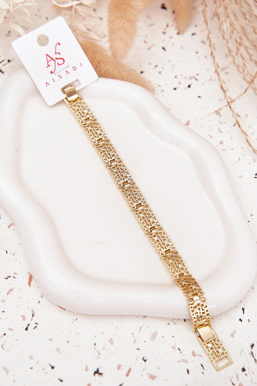 Aproce  no nerūsējošā tērauda Zelta krāsas