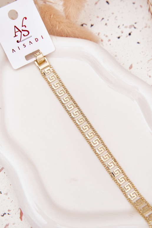 Aproce  no nerūsējošā tērauda Zelta krāsas